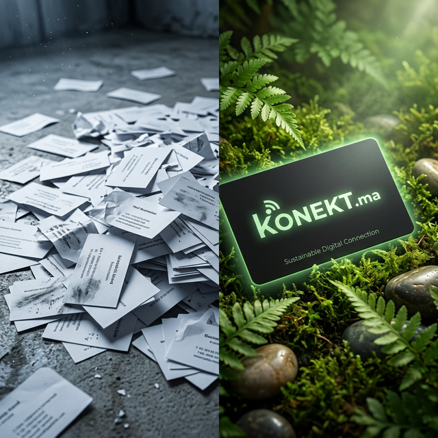 Carte de Visite en Papier vs NFC : Le Choix Écologique